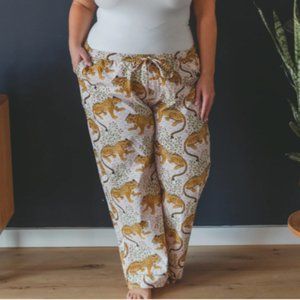 Printfresh GREEN Bagheera Pajama Pants // Sz 3x // 032